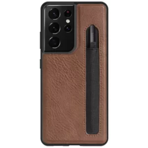 Nillkin Aoge Leather Cover case for Samsung Galaxy S21 Ultra - Brown
