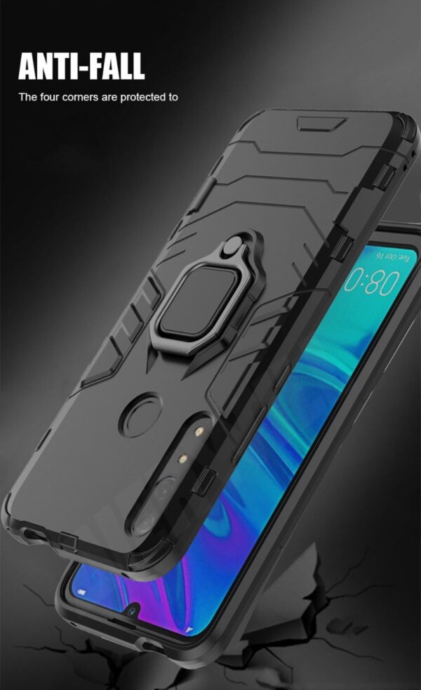 Huawei Y9 (2019) Armor Ring Case + 3D Glass Protector - Image 13