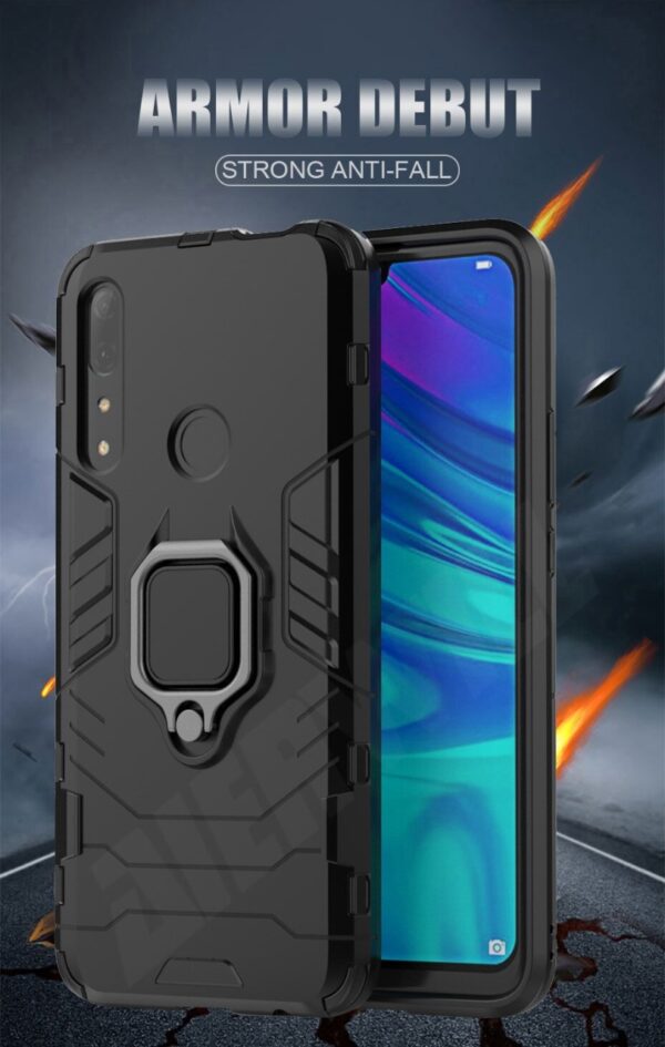 Huawei Y9 (2019) Armor Ring Case + 3D Glass Protector - Image 15