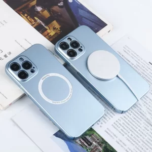 Luxury Premium Ultra Thin Matte Hard PC For Magsafe Magnetic Wireless Charging Case Cover For iPhone 11 Pro Max - Sierra Blue