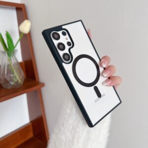 Luxury Premium Transparent Magsafe Wireless Charge Case Cover For Samsung Galaxy S23 Series