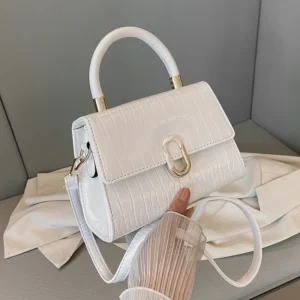 Luxury Premium Mini 2022 Korean Fashion Shoulder Crossbody Ladies Bag - White