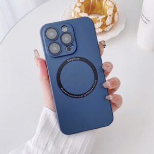Luxury Premium Ultra Thin Matte Hard PC For Magsafe Magnetic Wireless Charging Case Cover For iPhone 11 Pro Max - Dark Blue