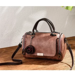 Luxury Premium Yogodlns New flower Pendant Women’s fashion Handbag - Pink