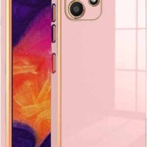 Luxury Premium Electroplated Gold Plated Case Cover and 3D Glass Protector For Samsung Galaxy A Series