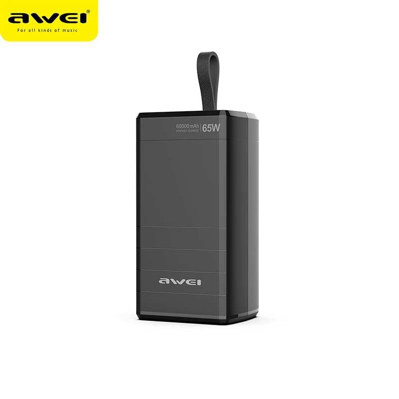 Awei P144K Power Bank 60000mAh 22.5W Outdoor Large Capacity Powerbank - Image 5