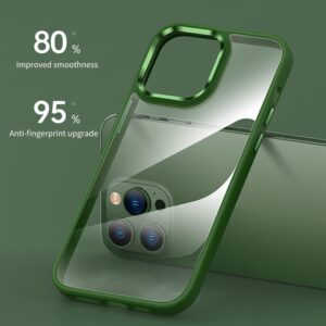 Luxury Premium Anti-scratch PC Back Phone Case Cover and 3D Glass Protector for IPhone Series
