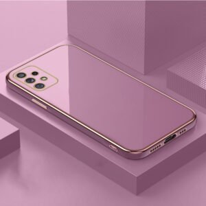 Luxury Premium Electroplated Gold Plated Case Cover and 3D Glass Protector For Samsung Galaxy A Series