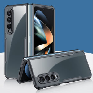 Xundd Shockproof Transparent Durable Foldable Case Cover For Samsung Galaxy Z Fold 3/ Z Fold 4 - Samsung Z Fold 4
