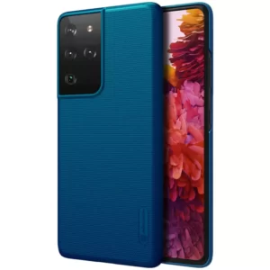 Nillkin Super Frosted Shield Pro Matte cover case for Samsung Galaxy S21 Ultra - Blue