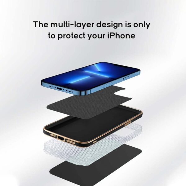 Luxury Premium Electroplated Gold Plated Case Cover and 3D Glass Protector For Oppo Reno 6 - Image 16