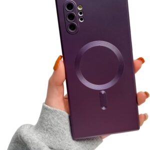 Magsafe Wireless Charging  Camera Lens Protection Case Cover For Samsung Galaxy Note 10 Plus - Purple