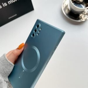 Magsafe Wireless Charging  Camera Lens Protection Case Cover For Samsung Galaxy Note 10 Plus - Blue