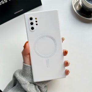 Magsafe Wireless Charging  Camera Lens Protection Case Cover For Samsung Galaxy Note 10 Plus - White