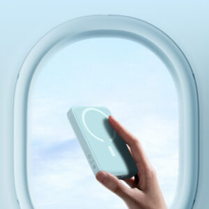 Baseus Power Bank 10000mAh Mini Magnetic Magsafe Wireless Fast Charge Powerbank - Blue