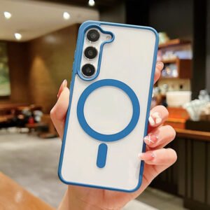 Luxury Premium Magsafe Transparent Shockproof Armor Case  Cover For Samsung Galaxy S23/S23 Plus