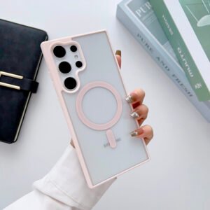 Luxury Premium Transparent Magsafe Wireless Charge Case Cover For Samsung Galaxy S23 Series