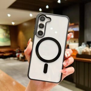 Luxury Premium Magsafe Transparent Shockproof Armor Case  Cover For Samsung Galaxy S23/S23 Plus