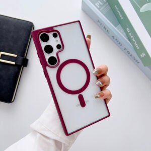 Luxury Premium Transparent Magsafe Wireless Charge Case Cover For Samsung Galaxy S23 Series