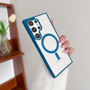 Luxury Premium Transparent Magsafe Wireless Charge Case Cover For Samsung Galaxy S23 Series