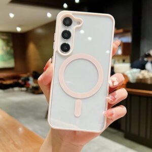 Luxury Premium Magsafe Transparent Shockproof Armor Case  Cover For Samsung Galaxy S23/S23 Plus