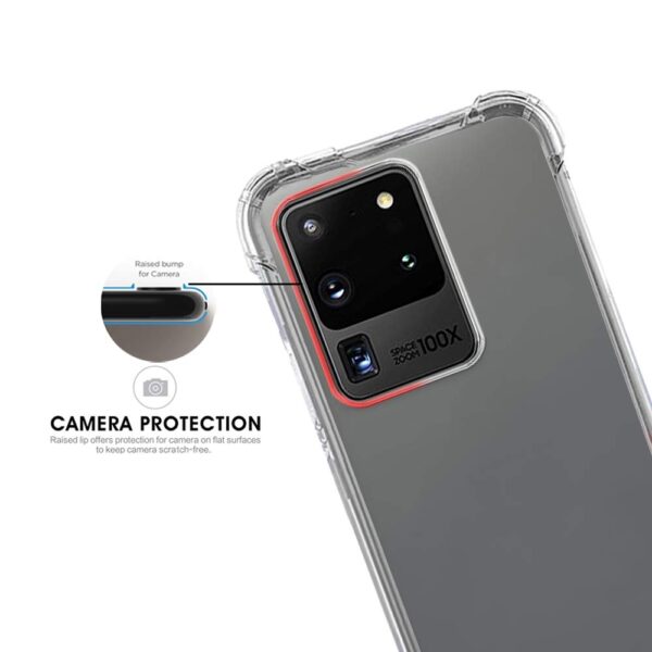 Luxury Premium Anti-Burst Transparent Case Cover For Samsung Galaxy S20 Ultra - Image 2