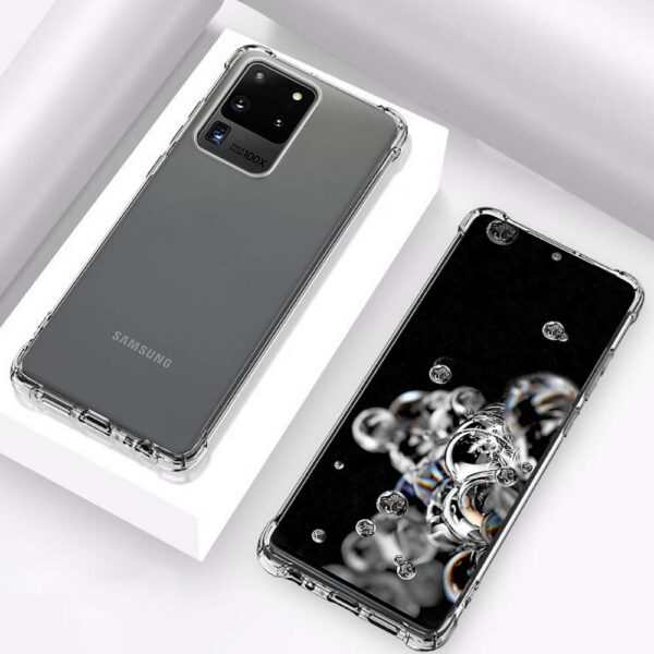 Luxury Premium Anti-Burst Transparent Case Cover For Samsung Galaxy S20 Ultra - Image 8