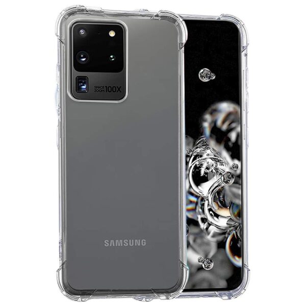 Luxury Premium Anti-Burst Transparent Case Cover For Samsung Galaxy S20 Ultra - Image 3