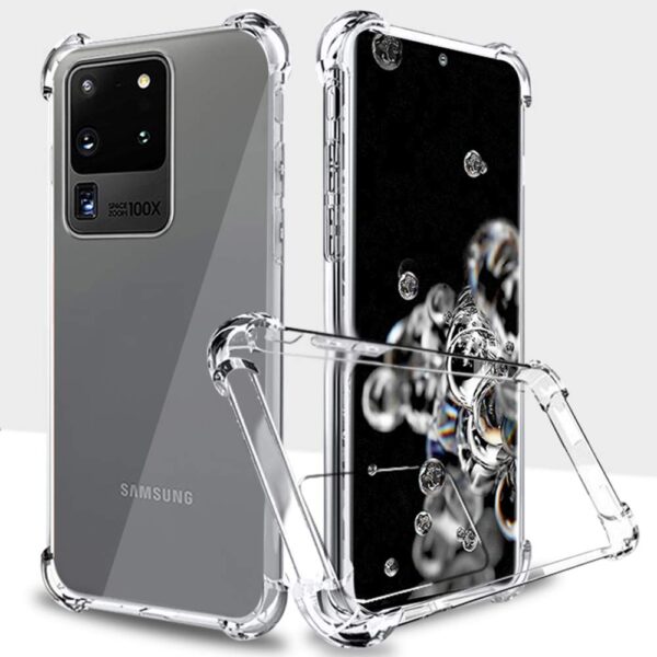 Luxury Premium Anti-Burst Transparent Case Cover For Samsung Galaxy S20 Ultra - Image 5