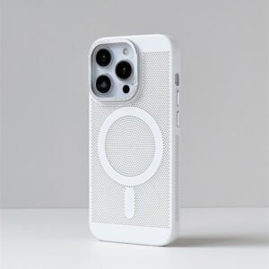 Luxury Premium Magnetic Grid Breathable Heat Dissipation Cooling Slim Case Cover For iPhone Series