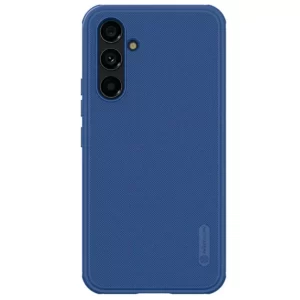 Nillkin Super Frosted Shield Matte cover case and 3D Glass Protector for Samsung Galaxy A54 - Blue