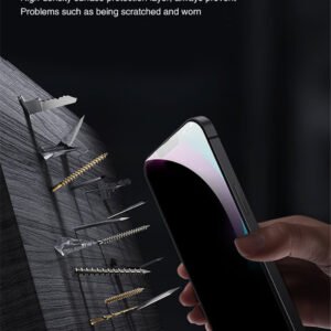 Anti-spy Protective Privacy 3D Glass Protector For iPhone Series - iPhone 16 Pro Max