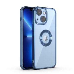 Luxury Premium Transparent Plating Magsafe with Full Camera Lens Case Cover For iPhone 14/14 Plus