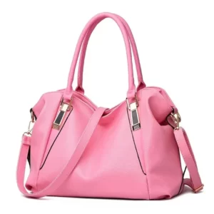 Luxury Femininas Female 2023 Cross Shoulder Famous Women Handbag - Pink