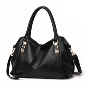 Luxury Femininas Female 2023 Cross Shoulder Famous Women Handbag - Black