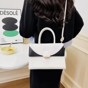 Luxury Premium New Fashion Single Shoulder Commuter Crossbody Designer Handbag - White