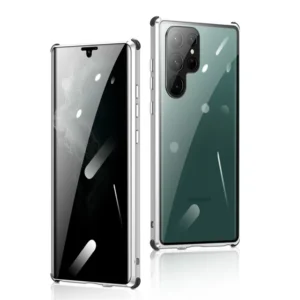 Luxury Premium 360° Full Surround Metal alloy Magnetic Case Cover For Samsung Galaxy S22 Ultra/S23 Ultra