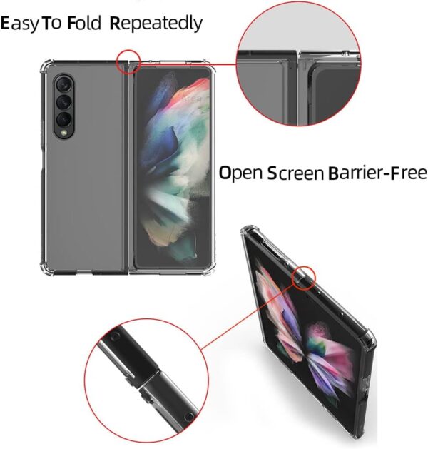 Luxury Premium Shockproof Clear MagSafe Magnetic Cover Case For Samsung Galaxy Z Fold 3/ Z Fold 4 - Image 17