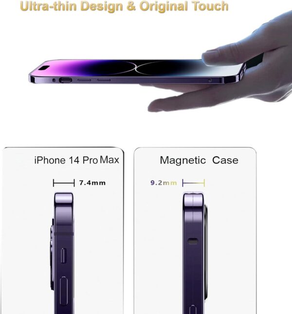 Luxury Premium Magnetic Adsorption Metal Frame with 360 Full Body For iPhone Series - Image 5