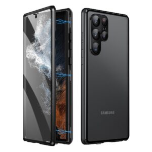 Luxury Premium 360° Full Surround Metal alloy Magnetic Case Cover For Samsung Galaxy S22 Ultra/S23 Ultra