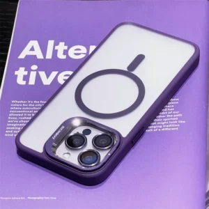 Luxury Shockproof Transparent Magsafe Magnetic Transparent Case Cover For iPhone 13 Pro Max/14 Pro Max