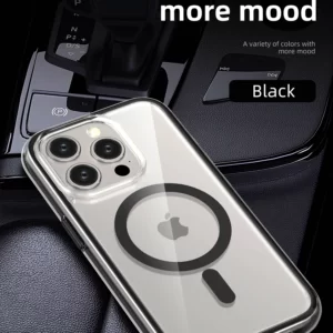 Airbag Anti-fall Clear Magsafe Candy Bumper Wireless Charging Case Cover For iPhone Series