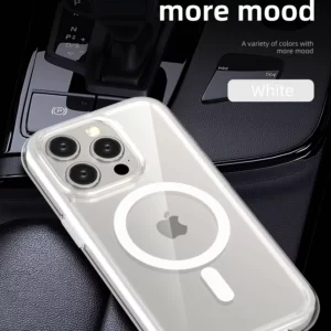 Airbag Anti-fall Clear Magsafe Candy Bumper Wireless Charging Case Cover For iPhone Series