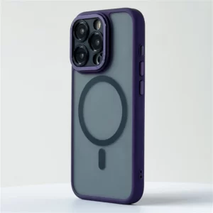 Luxury Shockproof Transparent Anti-fall Magsafe Clear Acrylic Hard Case Cover For iPhone Series
