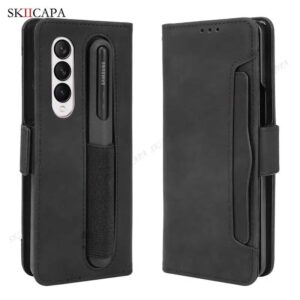 Luxury Premium Leather Card Slot Phone Case for Samsung Z Fold 3 5G/Fold 4 5G
