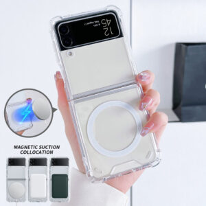 Luxury Premium Shockproof Clear MagSafe Magnetic Cover Case For Samsung Galaxy Z Flip 3/ Z Flip 4