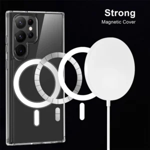 Luxury Premium Shockproof Clear MagSafe Magnetic Cover Case For Samsung Galaxy S22 Ultra/S23 Ultra - Samsung S23 Ultra
