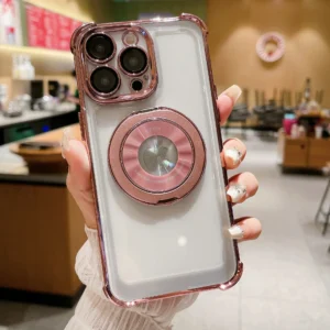 Luxury Premium Magnet Wireless Charging Shockproof Transparent Soft Silicone Case Cover For iPhone 11 Pro Max/12 Pro Max