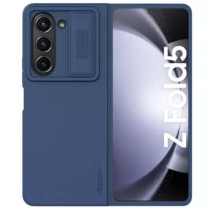 Nillkin CamShield Silky silicon case for Samsung Galaxy Z Fold5 (Fold 5) - Blue