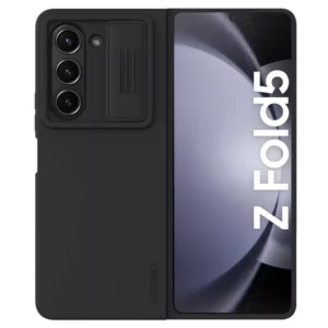 Nillkin CamShield Silky silicon case for Samsung Galaxy Z Fold5 (Fold 5) - Black